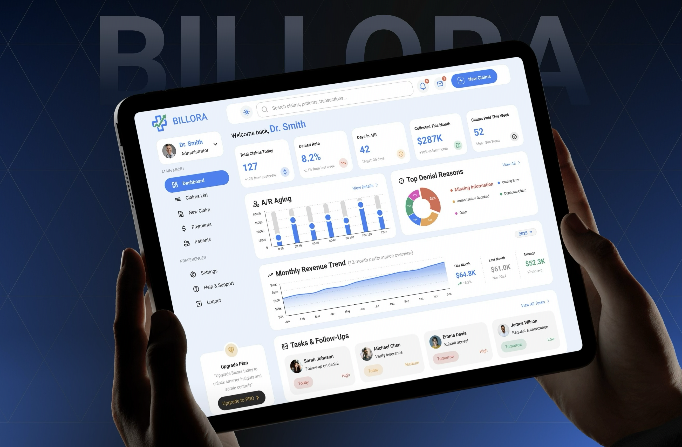 Billora — Medical Billing Dashboard